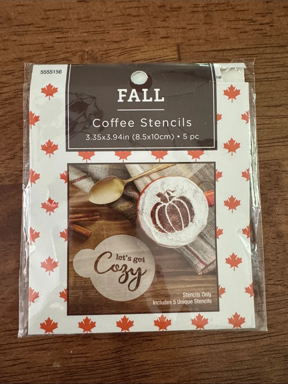 Fall Coffee Stencils